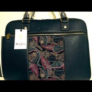 Robert Graham Crossbody Briefcase Bag - Blue
